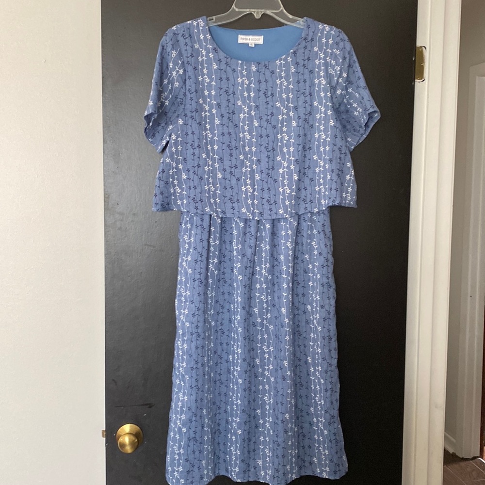 Piper and Scoot medium nursing and maternity friendly dress
